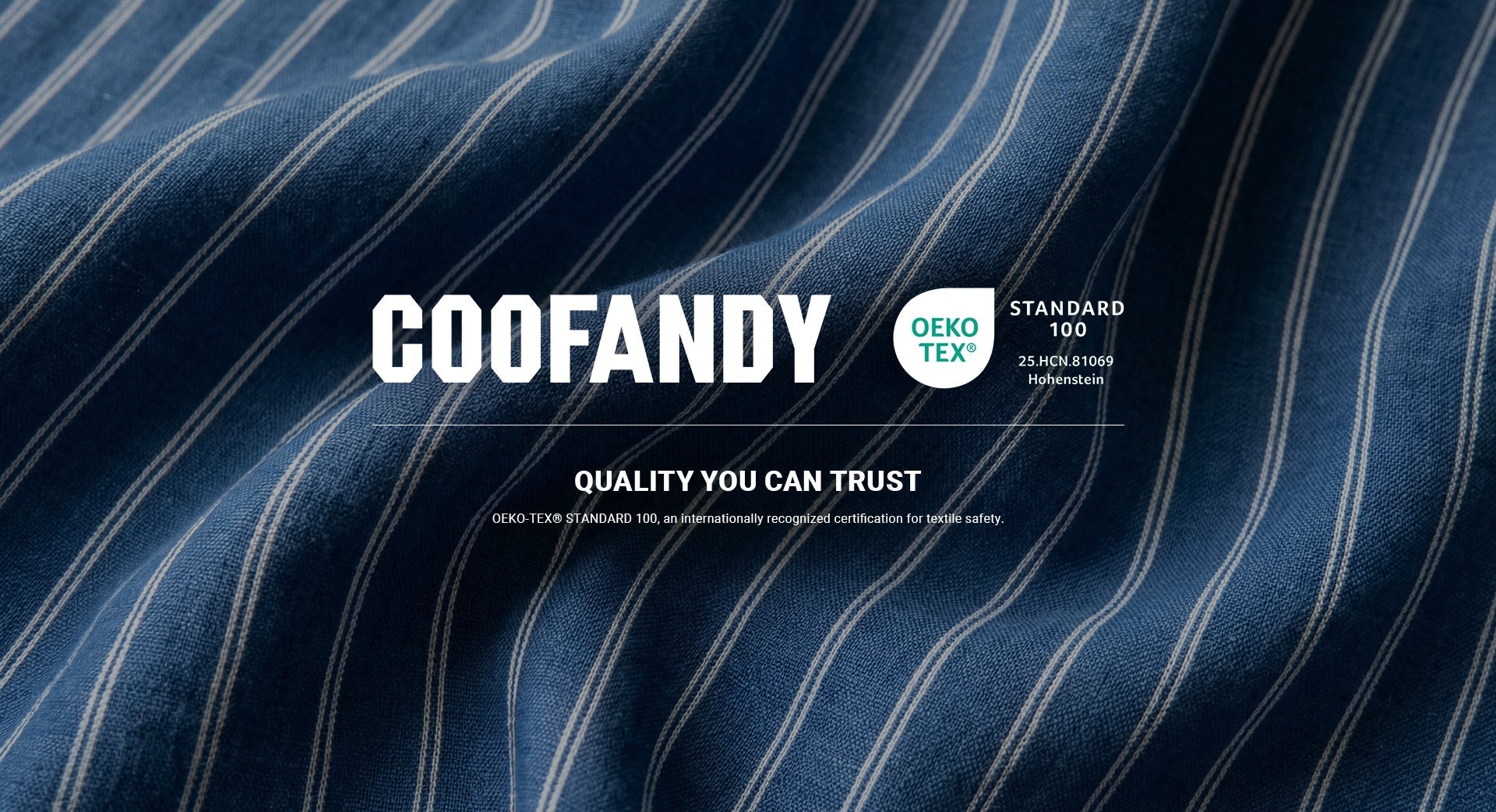 COOFANDY Shirt Fabrics Earn OEKO-TEX® STANDARD 100 Certification, Offering Peace of Mind with Quality for Every Life Journey