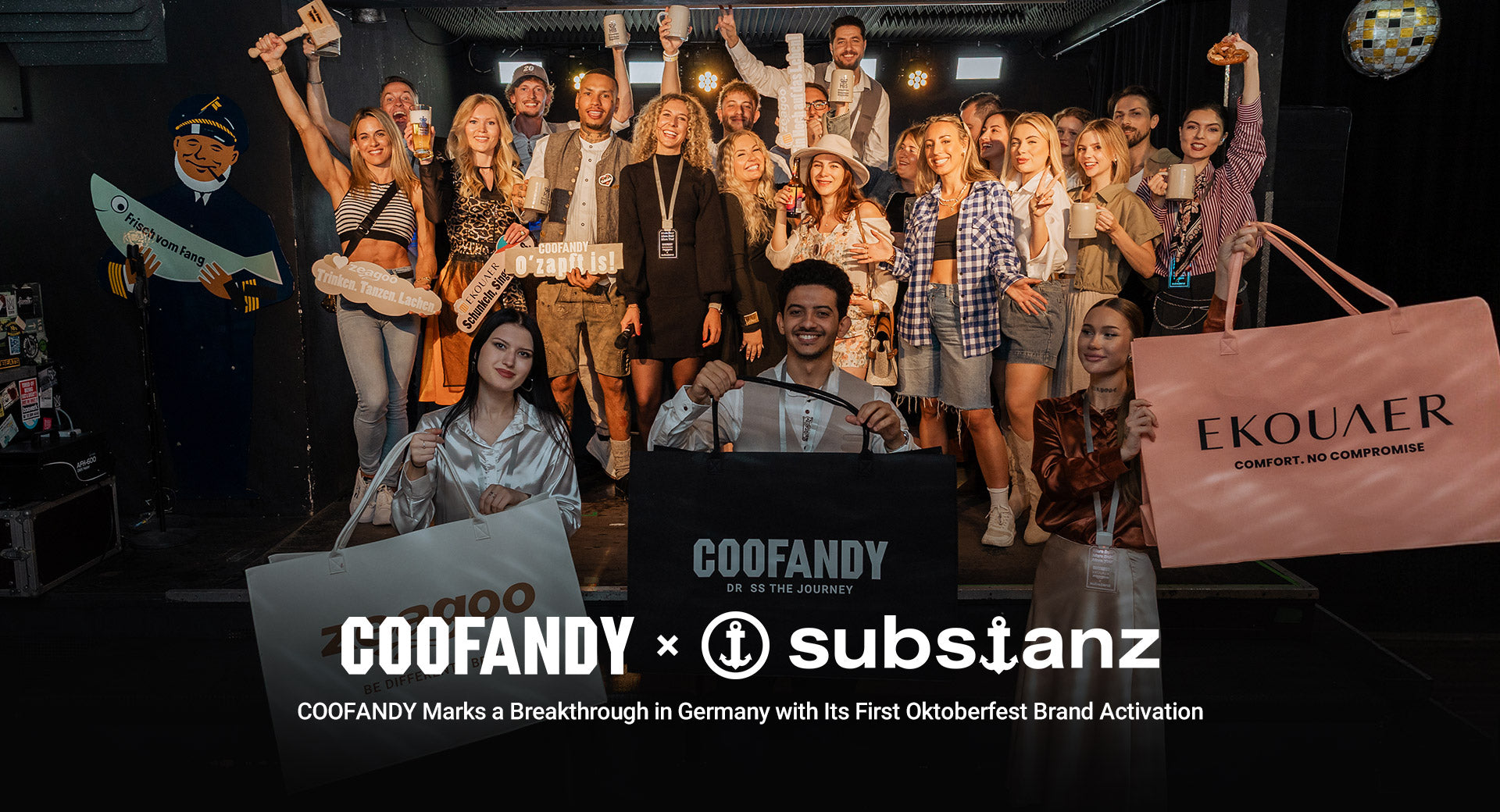 COOFANDY Marks a Breakthrough in Germany with Its First Oktoberfest Brand Activation