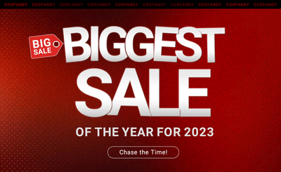 Coofandy's Biggest Sale of the Year for 2023 - Chase the Time!