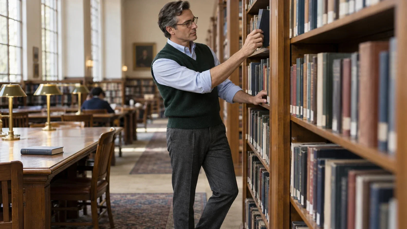 Sweater Vest Over a Shirt: Fit, Color and Collar Rules