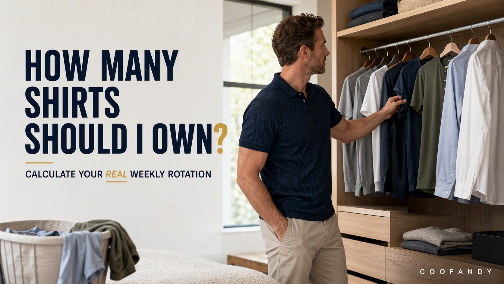 How Many Shirts Should I Own? Calculate Your Real Weekly Rotation