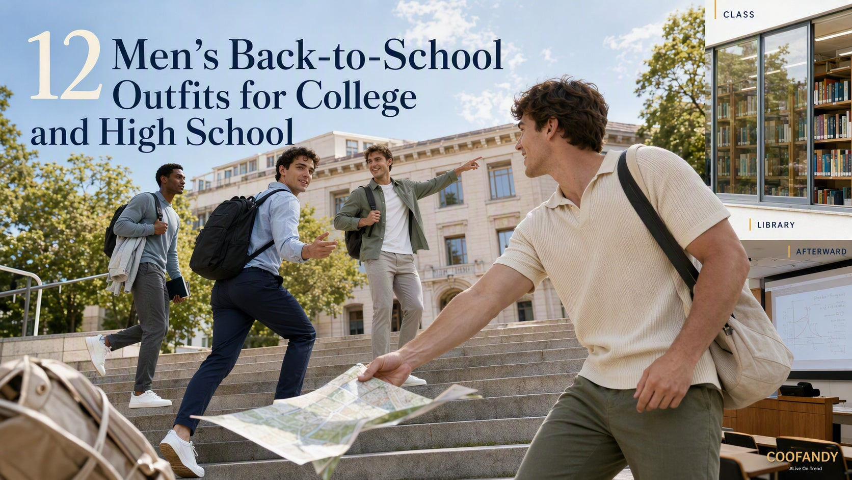 12 Men’s Back-to-School Outfits for College and High School