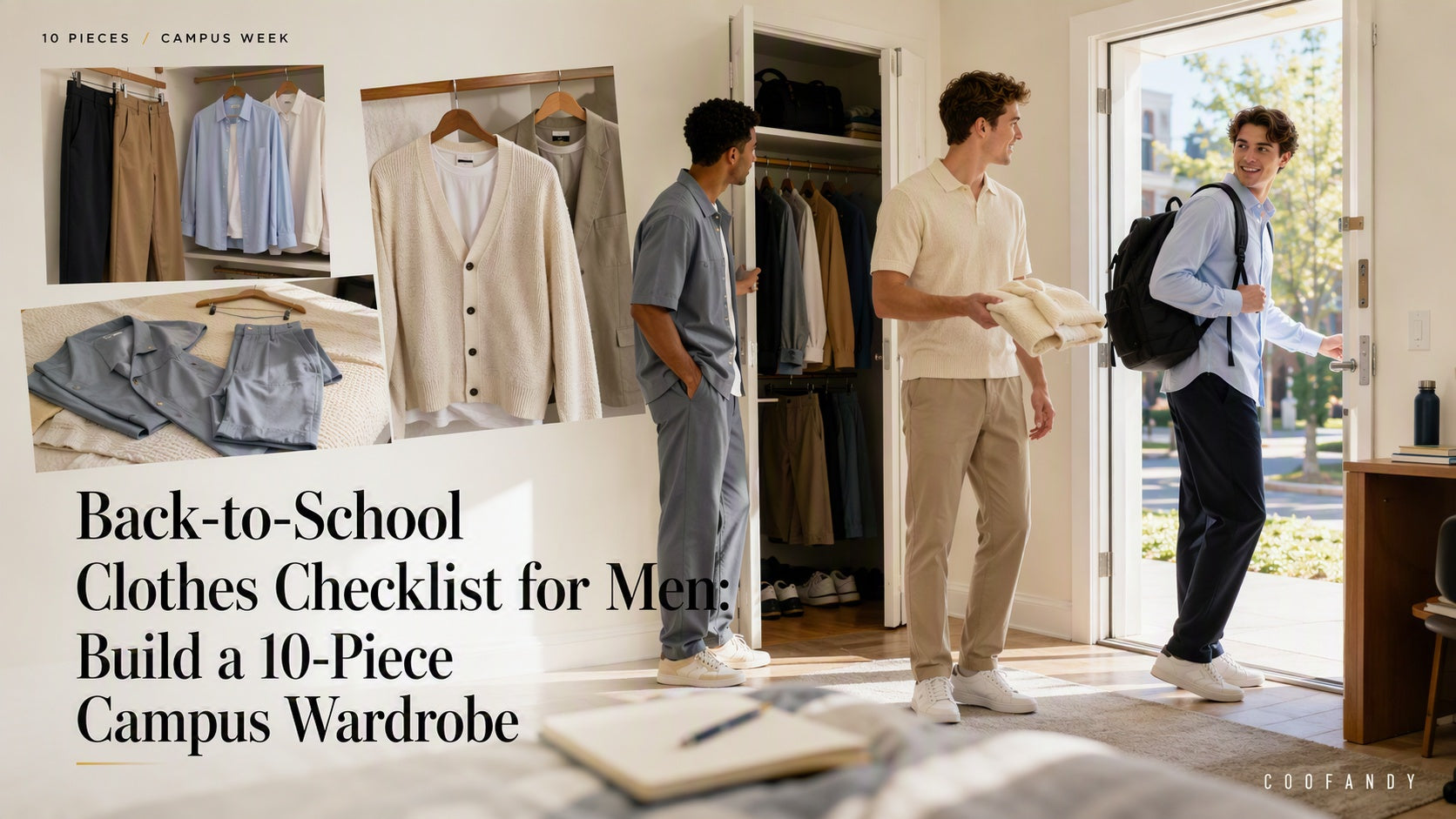 Back-to-School Clothes Checklist for Men: Build a 10-Piece Campus Wardrobe