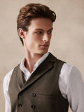 Vintage Double-Breasted Vest Vest coofandy 