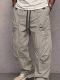 Casual Athletic Straight Leg Cargo Pants