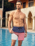 Quick-Dry Printed Swim Trunks with Compression Lining (US Only)