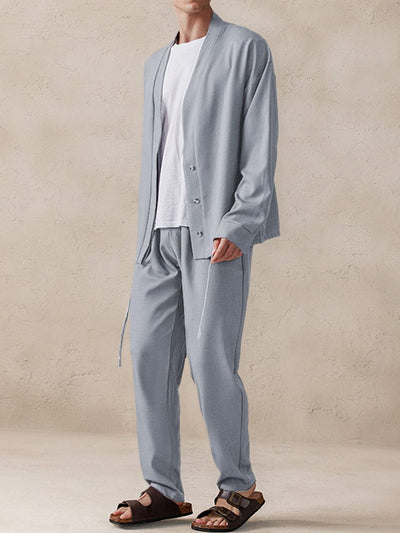 Stylish Athleisure 2-Piece Set Sets coofandy Light Grey M 