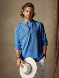 Casual Loose Fit Lightweight Cotton Linen Shirt Shirts coofandystore 