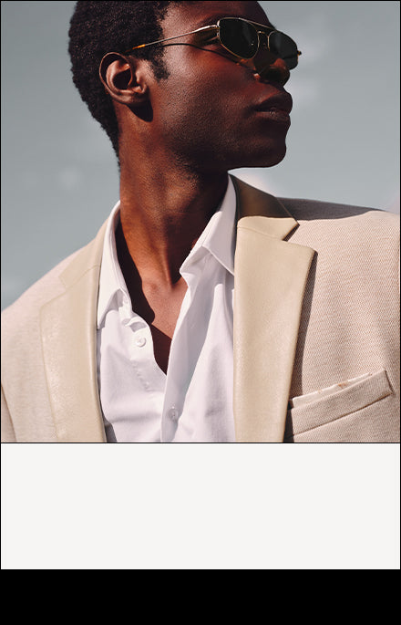 The Leather Lapel Blazer
