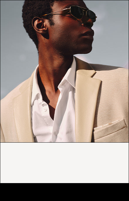 The Leather Lapel Blazer