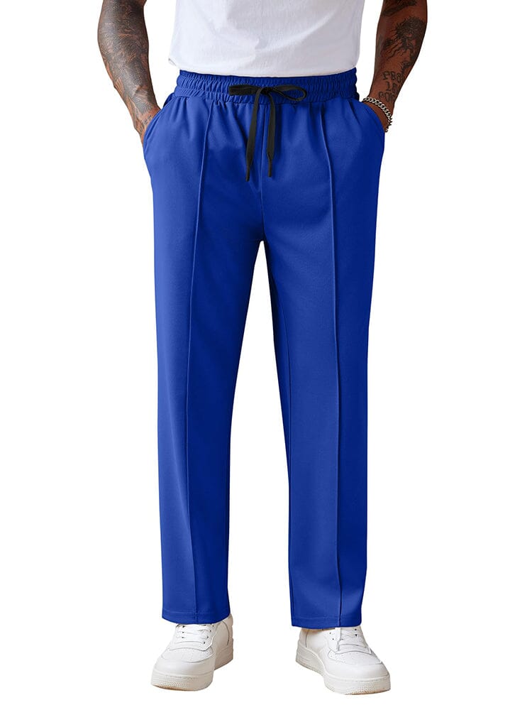 Casual Versatile Knit Jogger Pants (US Only) Pants coofandy Blue S 