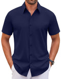 Casual Wrinkle Free Button Down Dress Shirt (US Only)