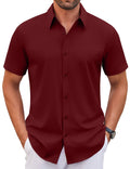 Casual Wrinkle Free Button Down Dress Shirt (US Only)