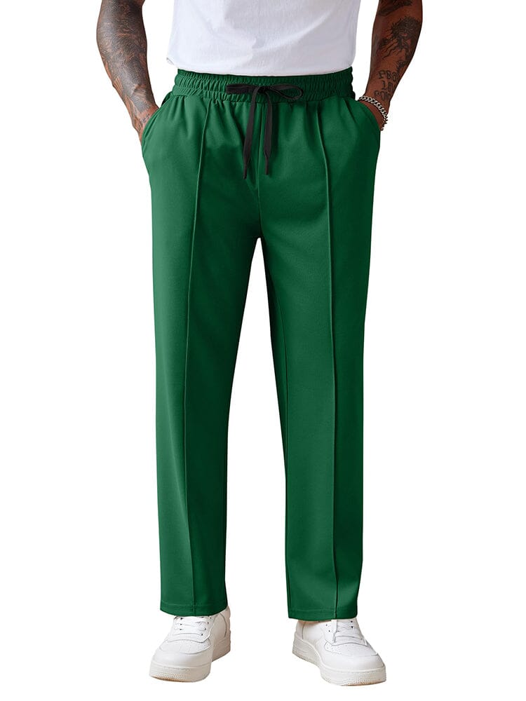 Casual Versatile Knit Jogger Pants (US Only) Pants coofandy Green S 