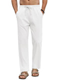 Casual Linen Blend Vacation Yoga Pants (US Only)