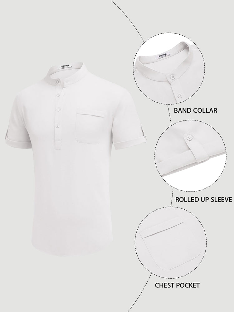 Casual Summer Henley Shirt (US Only)