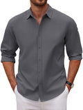 Casual Button Down Dress Shirt