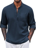 Casual Summer Vacation Henley Shirt (US Only)