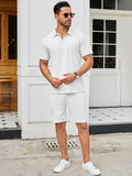 Fashion Polo Shirt Shorts Set (US Only)
