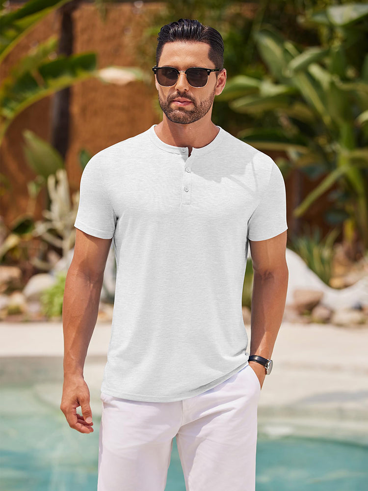 Casual Soft Basic Henley Shirt (US Only)