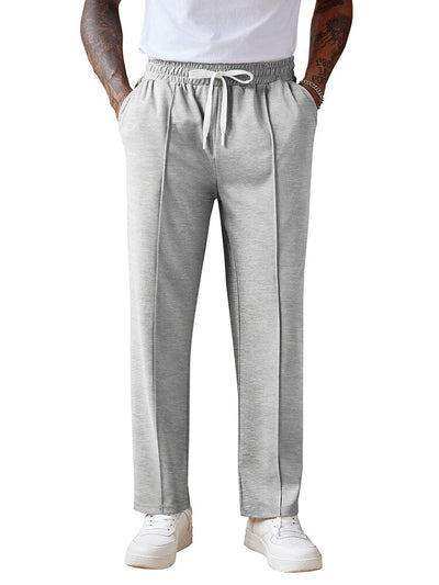 Casual Versatile Knit Jogger Pants (US Only) Pants coofandy Light Gray S 