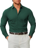 Stretch Wrinkle Free Long Sleeve Button Down Shirt (US Only)