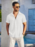 Casual Textured Button Down Shirt (US Only)