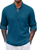 Casual Summer Vacation Henley Shirt (US Only)
