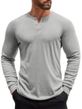 Fashion Lightweight Pullover Henley Shirt (US Only)