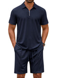 Fashion Polo Shirt Shorts Set (US Only)