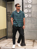 Casual Button Down Plaid Shirt (US Only)