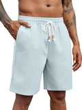Casual Drawstring Linen Blend Shorts (US Only)
