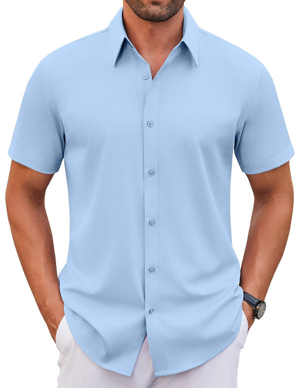 Casual Wrinkle Free Button Down Dress Shirt (US Only)