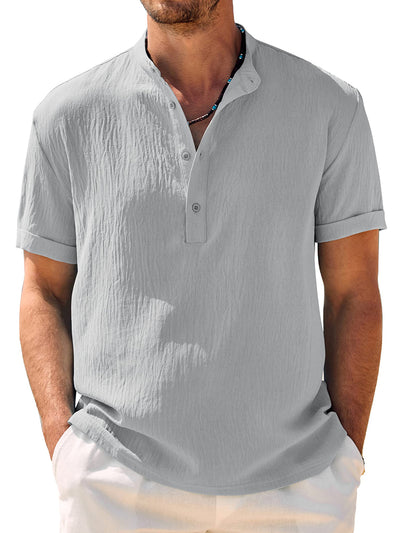 Casual Breathable Soft Henley Shirt (US Only)