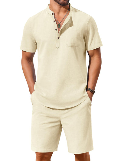 Casual 100% Cotton 2-Piece Vacation Set (US Only)