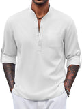 Casual Summer Vacation Henley Shirt (US Only)