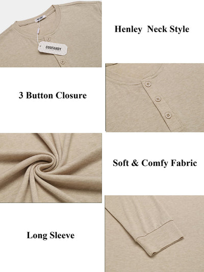 Fashion Lightweight Pullover Henley Shirt (US Only)