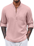 Casual Summer Vacation Henley Shirt (US Only)