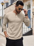 Fashion Lightweight Pullover Henley Shirt (US Only)