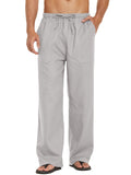 Linen Style Elastic Waist Yoga Pants (US Only)