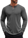Fashion Lightweight Pullover Henley Shirt (US Only)