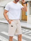 Casual Linen Blend Beach Shorts