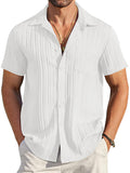 Casual Textured Button Down Shirt (US Only)
