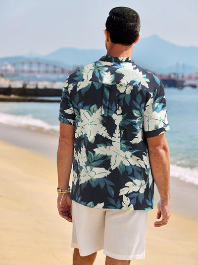 Casual Breathable Hawaiian Henley Shirt (US Only)