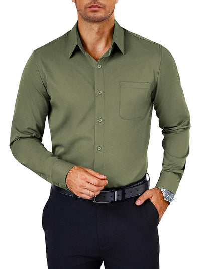 Wrinkle Free Button Down Dress Shirt (US Only)