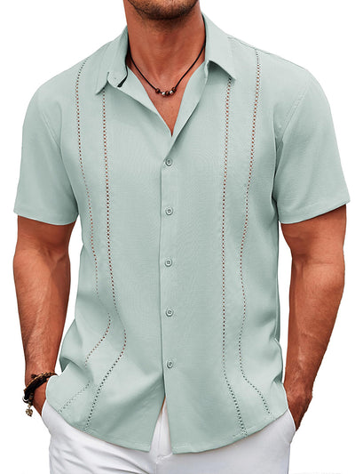 Casual Cuban Guayabera Shirt (US Only)