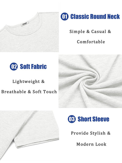 Classic Soft Versatile Basic T-Shirt (US Only)