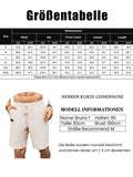 Casual Linen Blend Beach Shorts