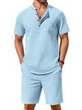 Casual 100% Cotton 2-Piece Vacation Set (US Only)