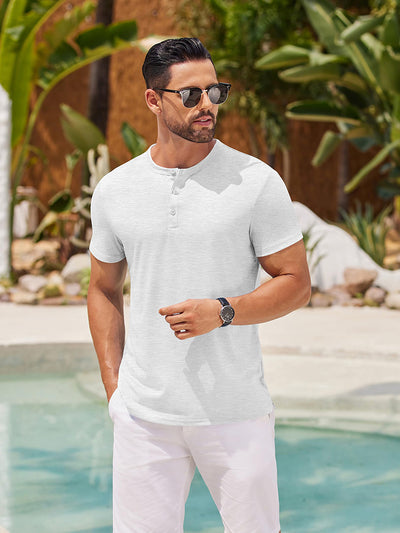 Casual Soft Basic Henley Shirt (US Only)